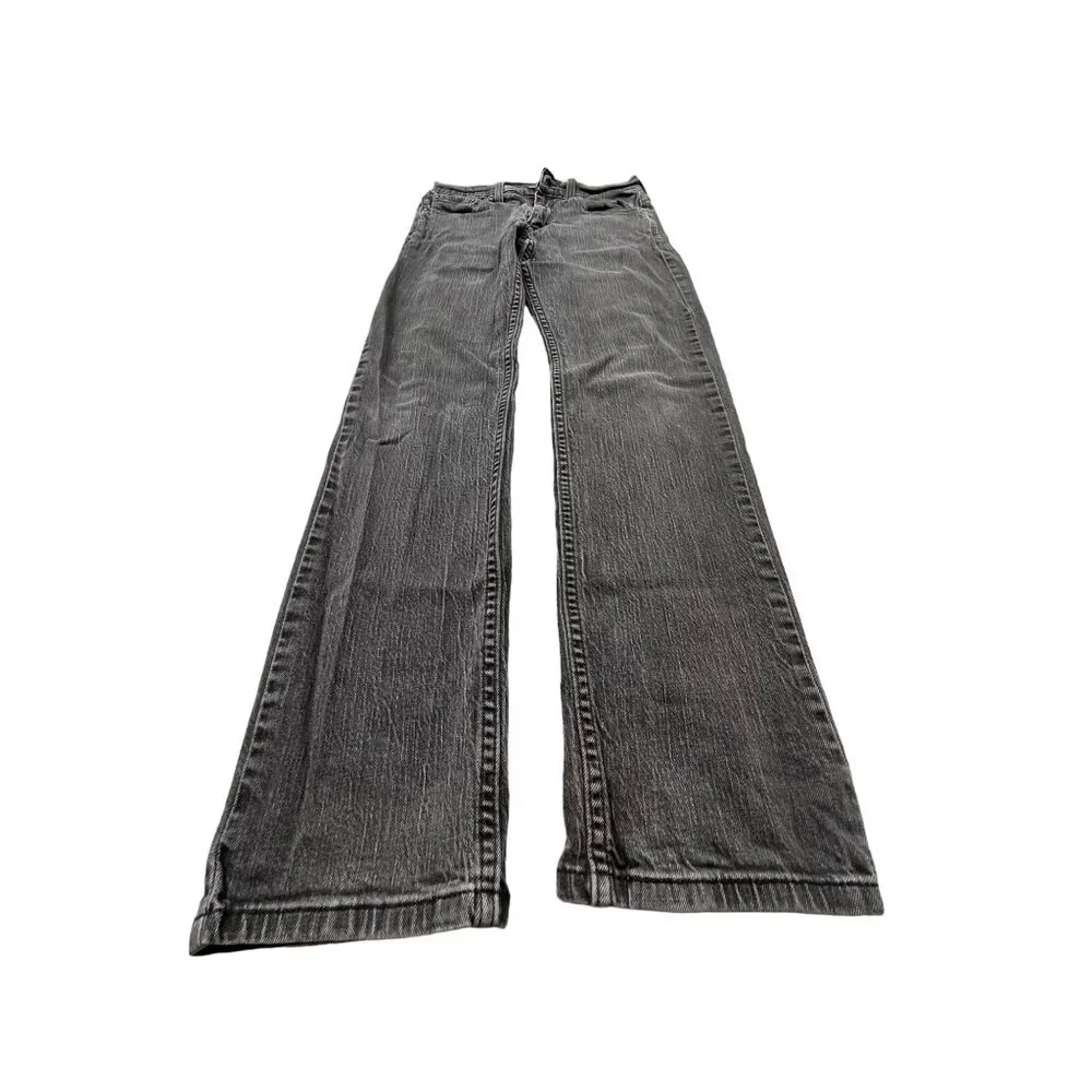 Levis 514 Mens Black 28x29.5 Straight Leg Jeans Skater Grunge Punk Emo Goth